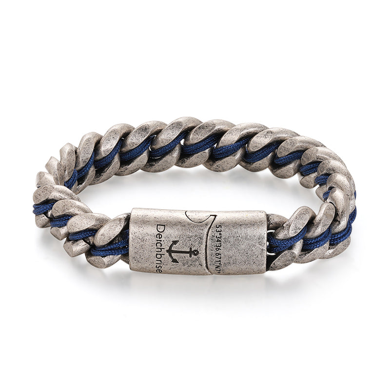 Stahltau Armband Deep Blue Sea 2