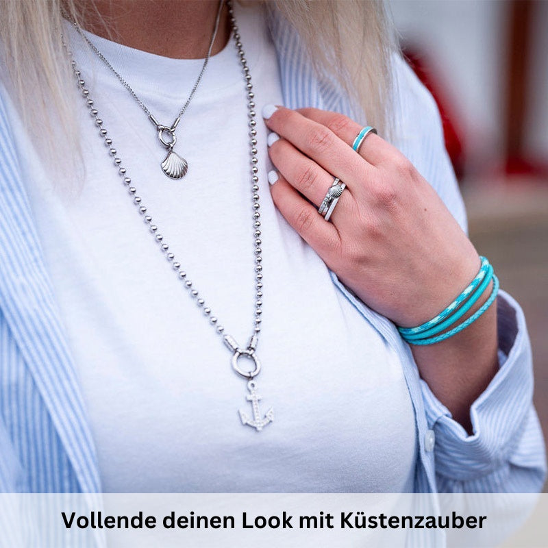 Kette Balls 3mm (mit Rund-Karabiner) aus Edelstahl