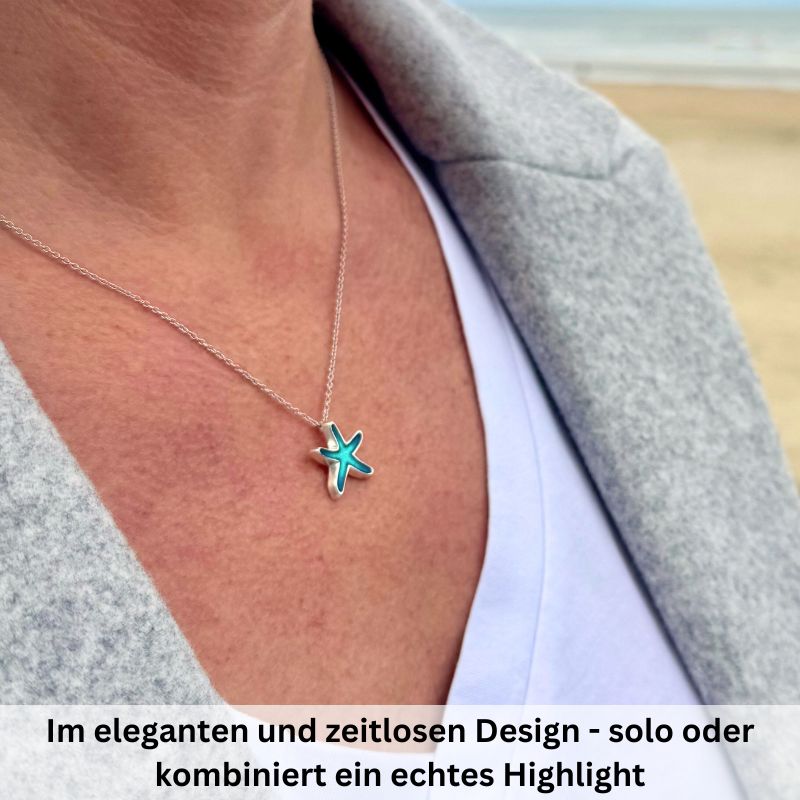 925er Silber Schmuck-Set Seestern