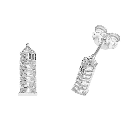 925er Silber Ohrstecker Leuchtturm
