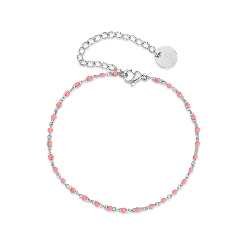 Armband aus Edelstahl Coral