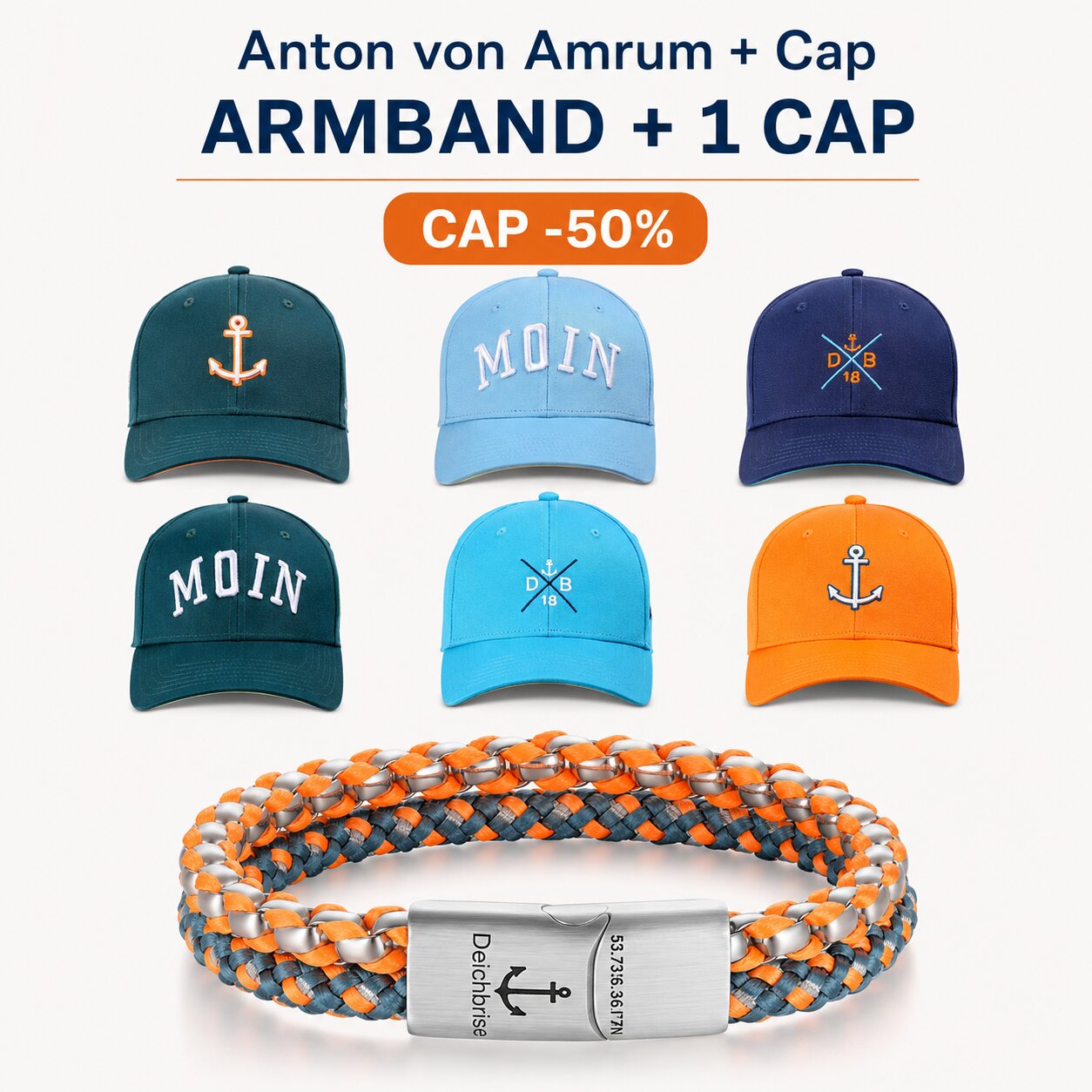 Anton von Amrum + Basecap 50% Bundle
