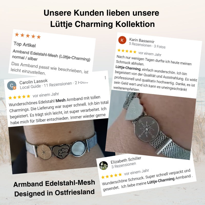 Armband Edelstahl-Mesh (Lüttje-Charming)
