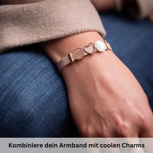 Armband Veggie-Leder altrose (Lüttje-Charming)