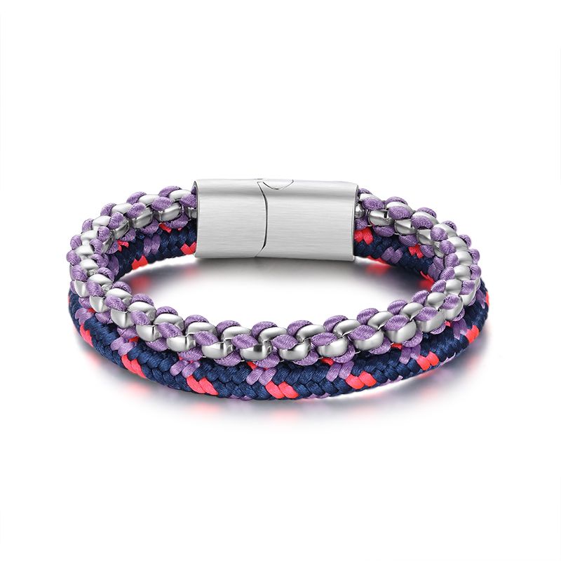 Armband Käptin (Multistrang) Stahl-Tau & Segeltau