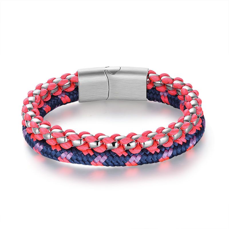 Armband Käptin (Multistrang) Stahl-Tau & Segeltau