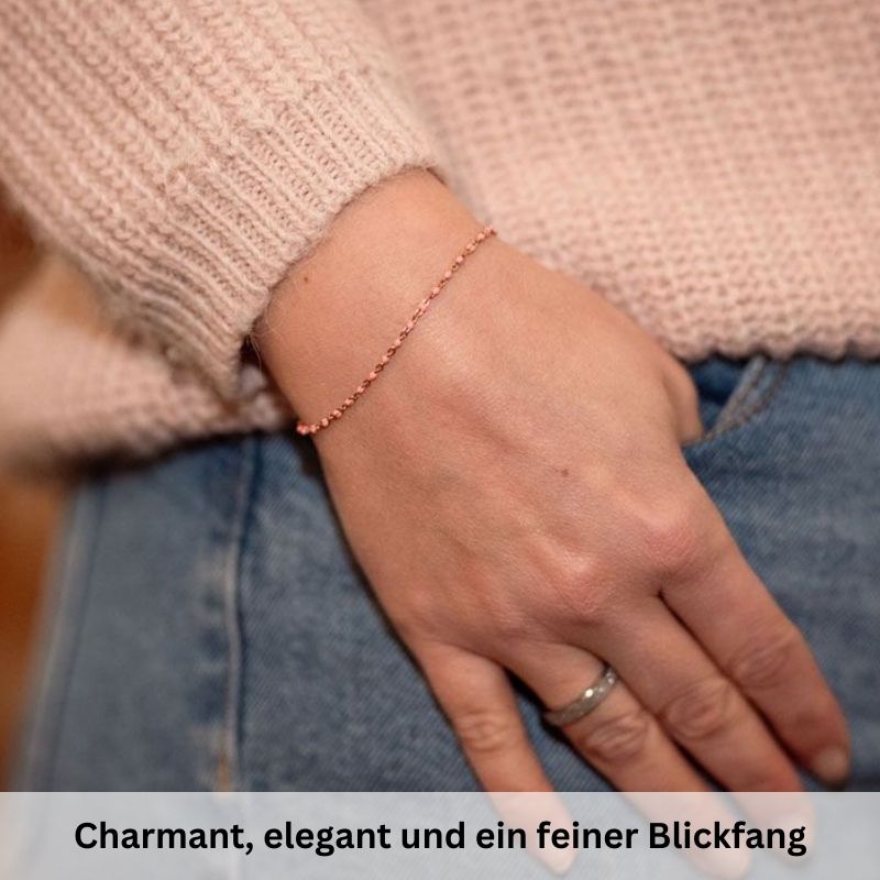 Armband aus Edelstahl Coral