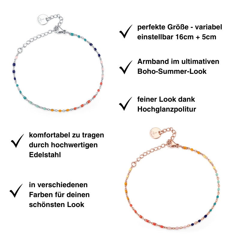 Armband aus Edelstahl Boho-Summer