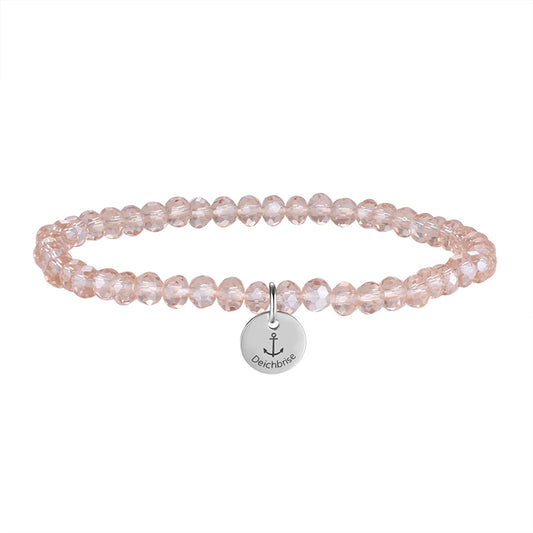 Glasperlen Armband (beachsand)