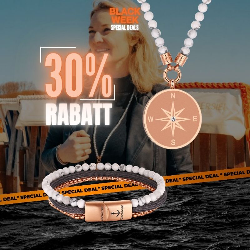 Dünentraum (Kette mit Anhänger und Armband aus White Turquoise)