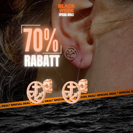 Ohrstecker Glaube Liebe Hoffnung aus Edelstahl