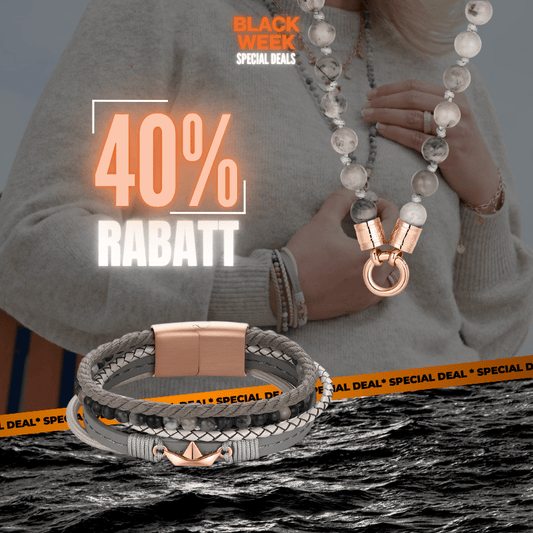 Schmuckset "Picasso" & "Papierschiffchen" - Kette mit Armband