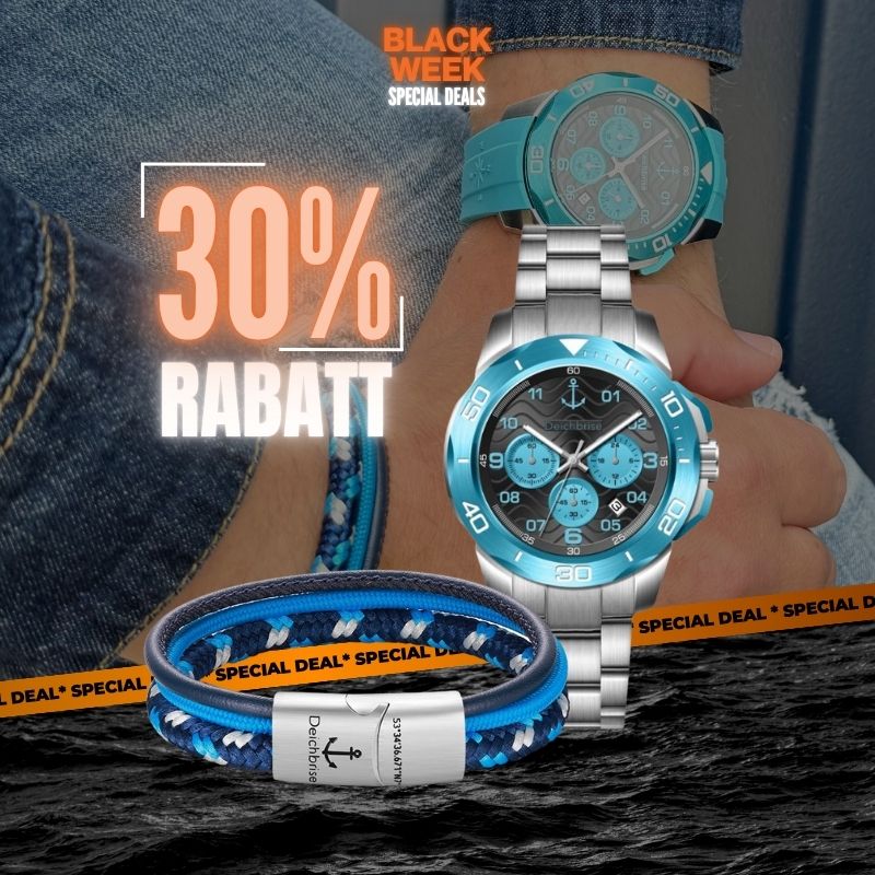 Uhr Ocean + Armband Tiefseetaucher