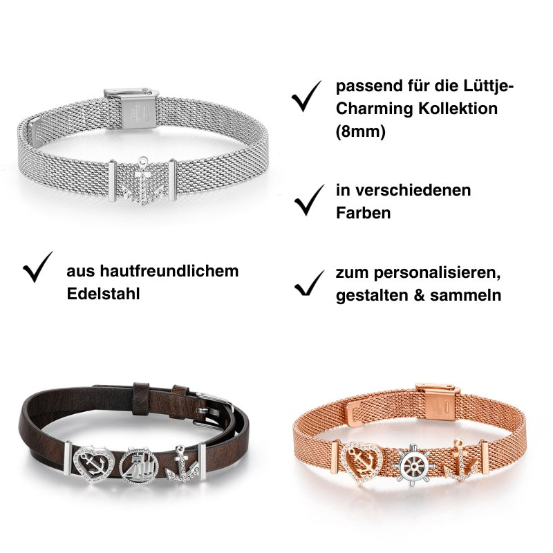 Charm Anker mit Steinen (Lüttje-Charming)