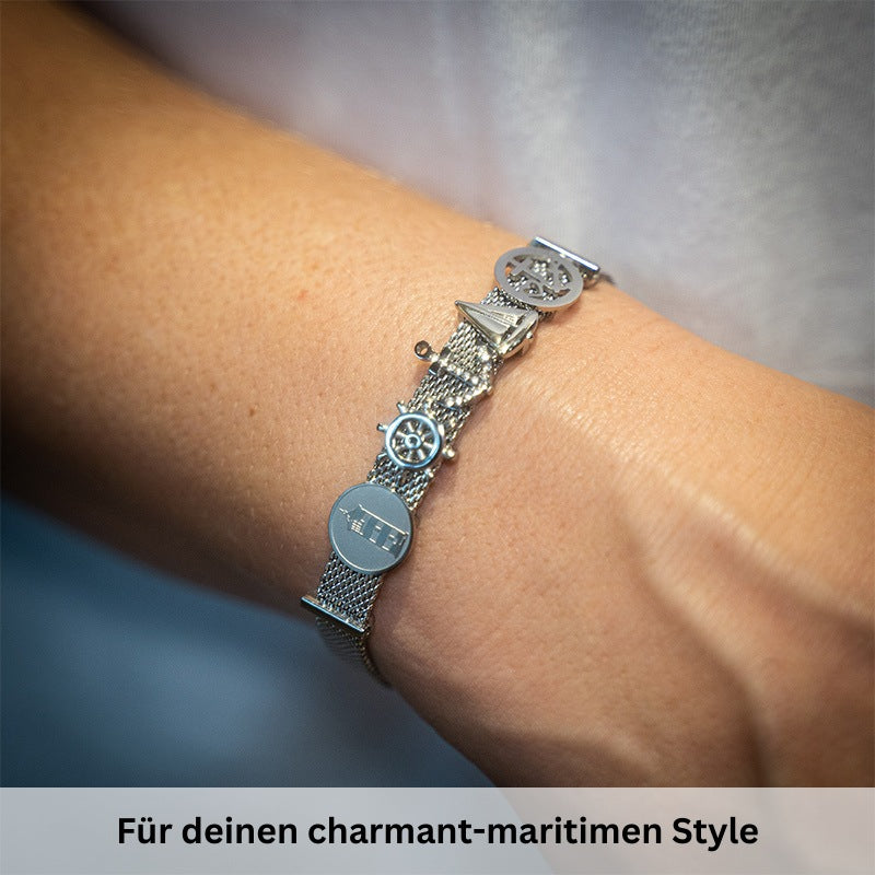 Charm Anker mit Steinen (Lüttje-Charming)