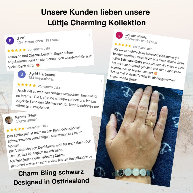Charm Bling Bling schwarz (Lüttje-Charming)