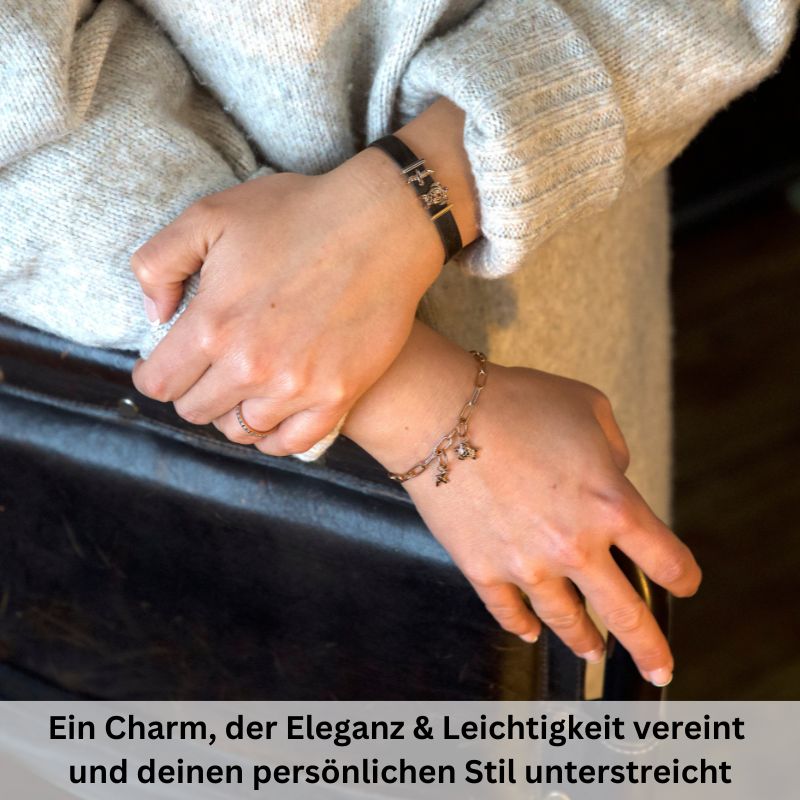 Charm & Clip Möwe aus Edelstahl für Armband & Kette (Click-it)