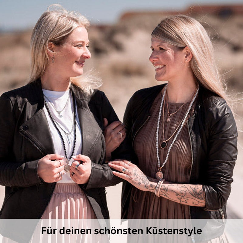 Charm für Ohrringe (Creolen) Glaube Liebe Hoffnung aus Edelstahl (Paar)