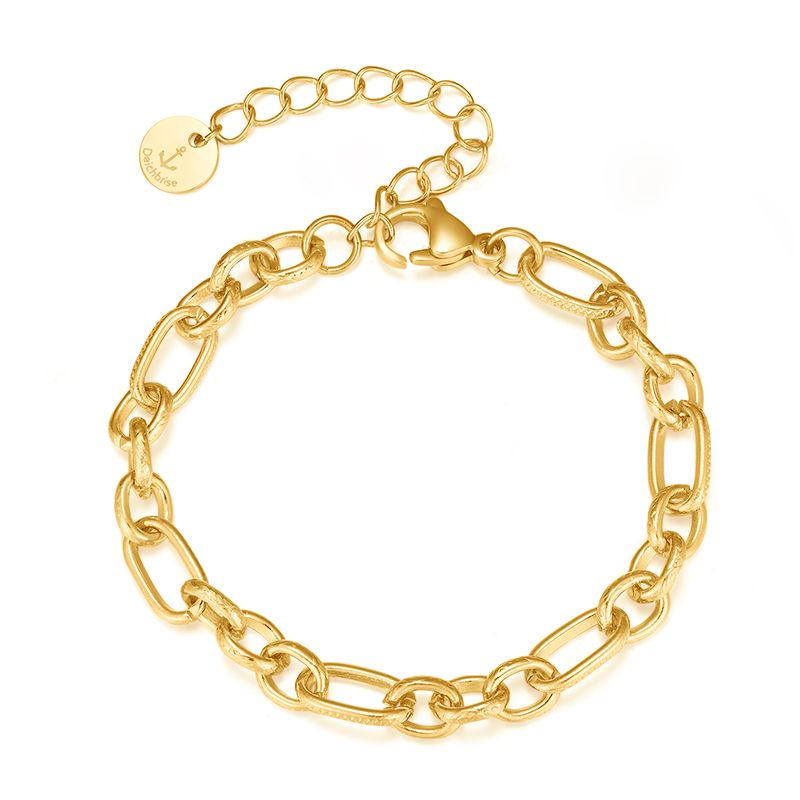 Charms Armband Ankerplatz aus Edelstahl (Click-it)