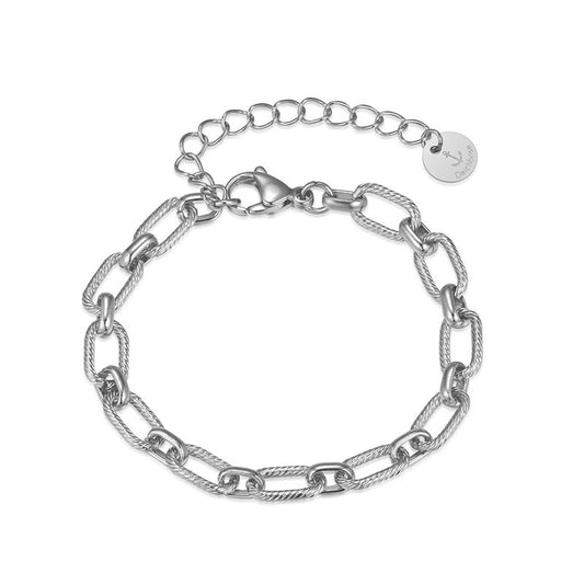 Charms Armband Küstenwind aus Edelstahl (Click-it)