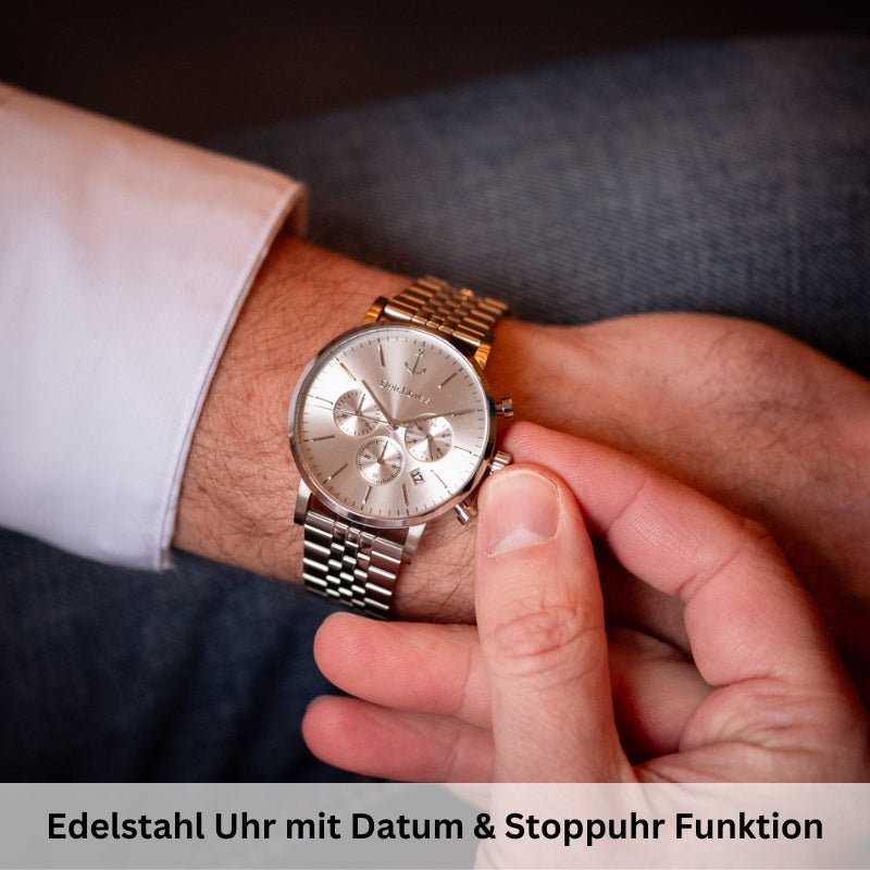 Chronograph Küste (Unisex) 40mm silber-silber