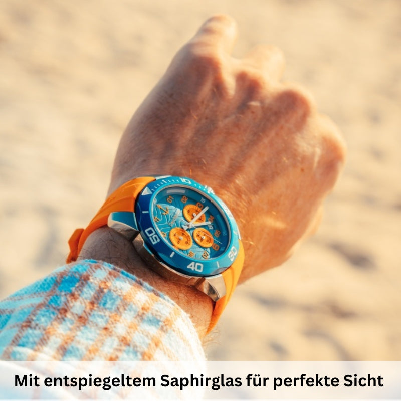 Chronograph Amrum 45mm/55mm inkl. Uhrenbox & 2 Wechselarmbändern (limitiert)