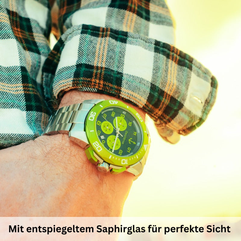 Chronograph Kitesurfer 45mm/55mm inkl. Uhrenbox & 2 Wechselarmbändern (limitiert)