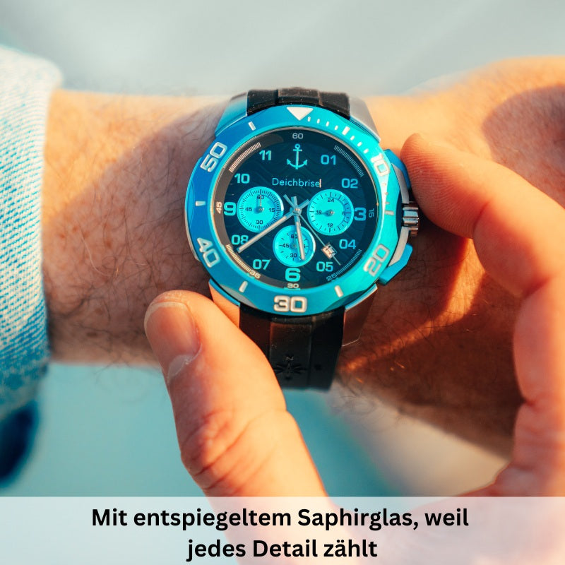 Chronograph Ocean 45mm/55mm inkl. Uhrenbox & 2 Wechselarmbändern (limitiert)