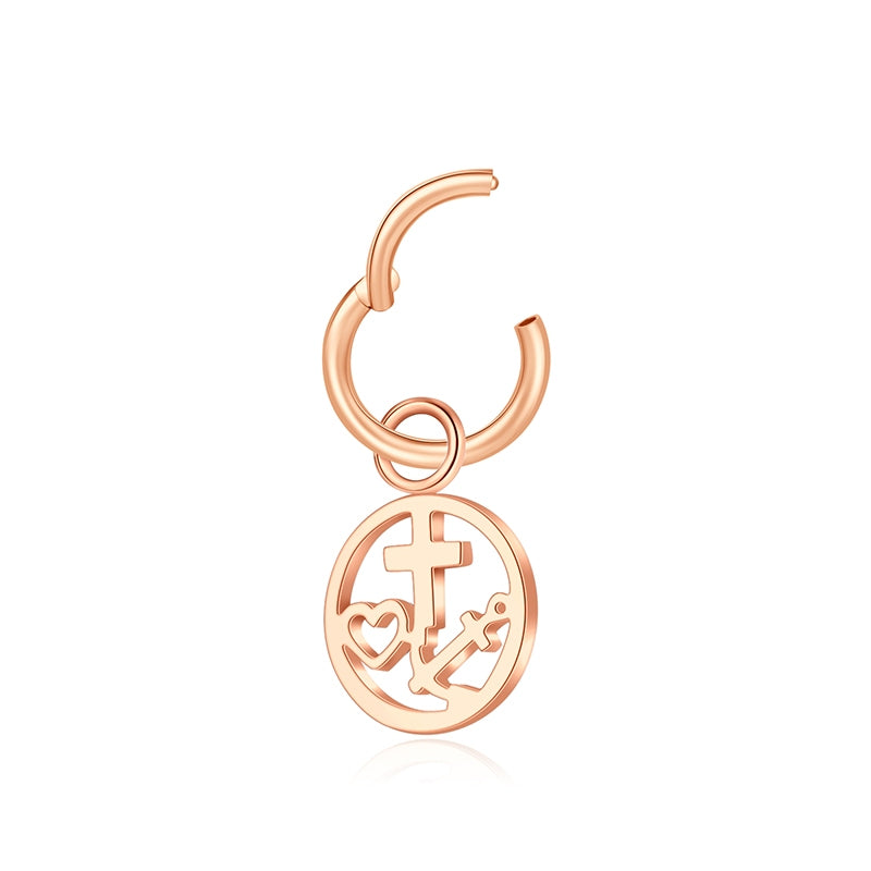 Clip aus Edelstahl für Charm (für Armband & Kette) (Click-it)
