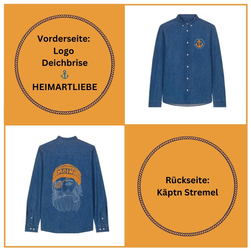 Jeans-Hemd "Käptn Fokko"