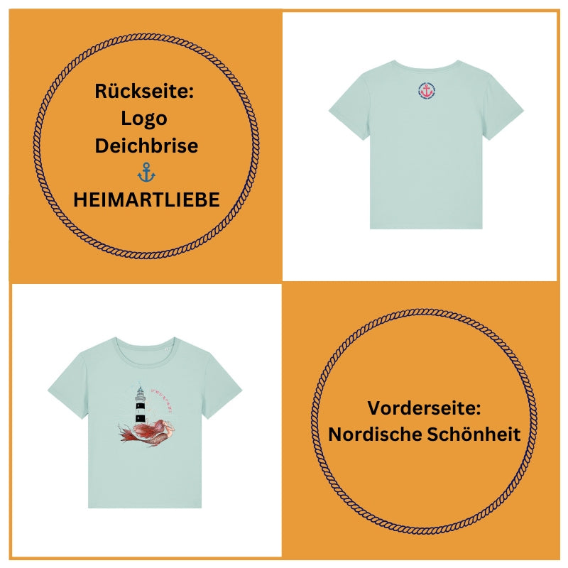 Damen T-Shirt "Nordische Schönheit" (Mintwave)