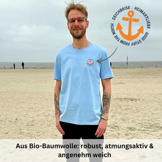 Unisex T-Shirt "Käptn Fokko" (Oceanbreeze)