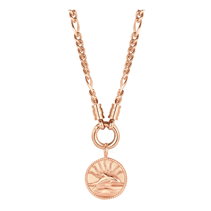 Kette mit Anhänger Delfin