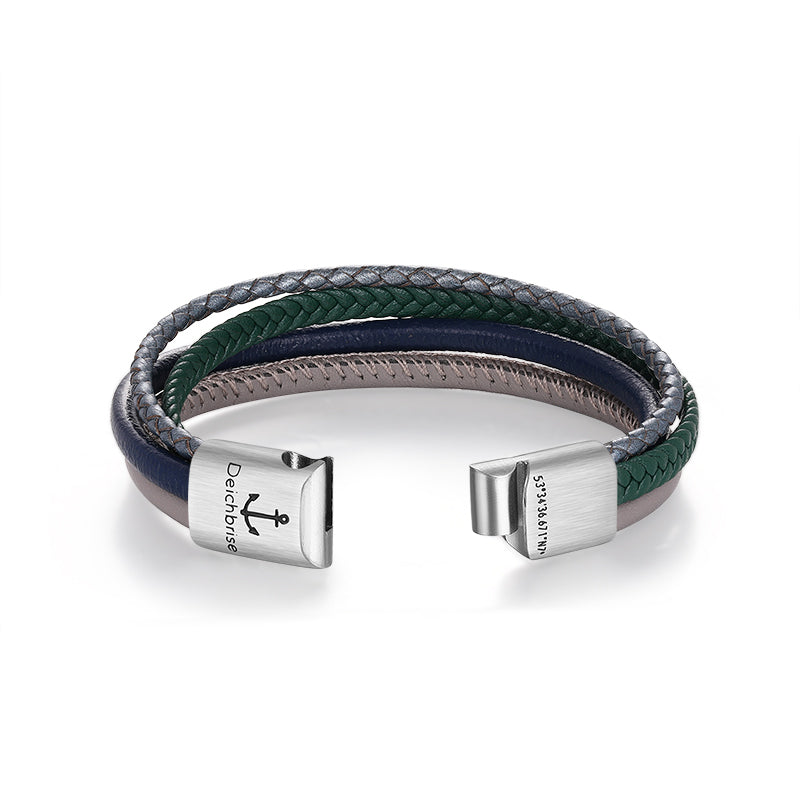 Leder Armband Dünengras (Multistrang)
