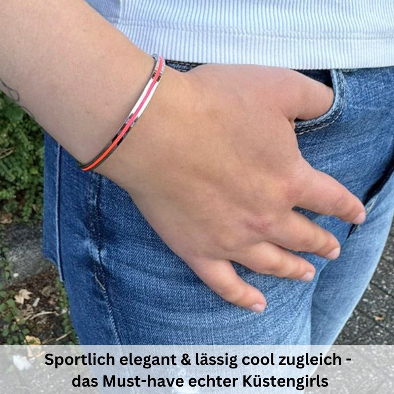 Edelstahl-Bangle Küstengirl
