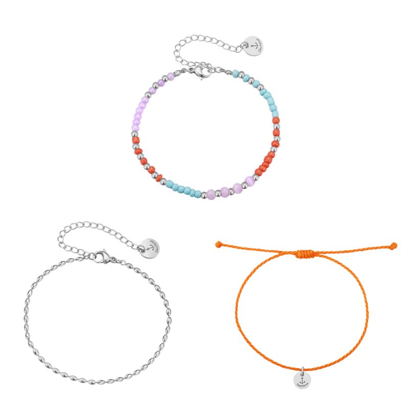 Armband Set BeachMix Koralle