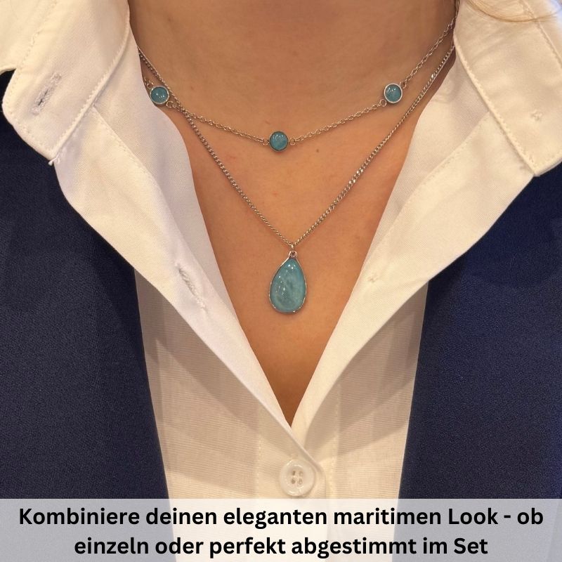 Geschenk-Set Aquamarin
