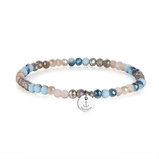 Glasschliffarmband (shellbeach)