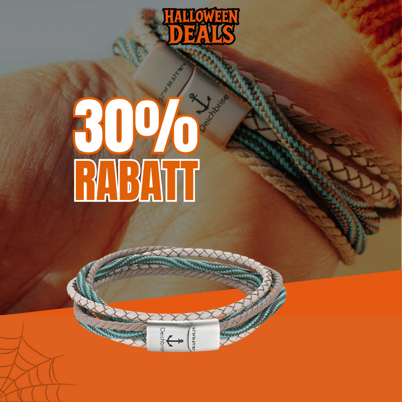 Leder & Segeltau Armband Doppeltes Schilfgras (doppelt) (Multistrang)