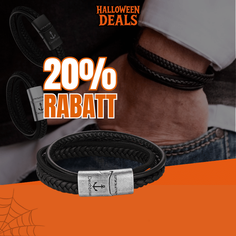 Leder & Segeltau Armband Rocky (Multistrang)