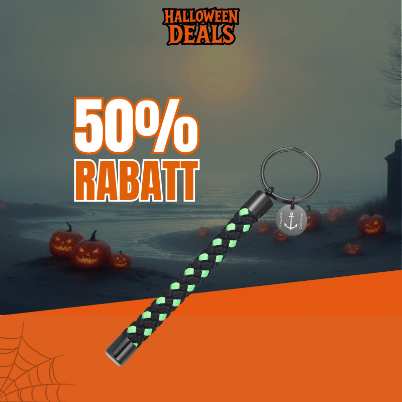 Schlüsselanhänger aus Segeltau Deichleuchten