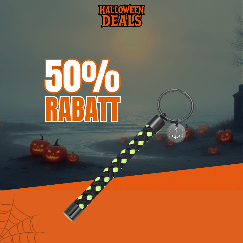 Schlüsselanhänger aus Segeltau Signalstärke