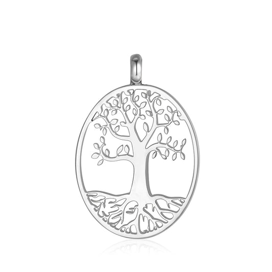 Kettenanhänger Lebensbaum aus Edelstahl