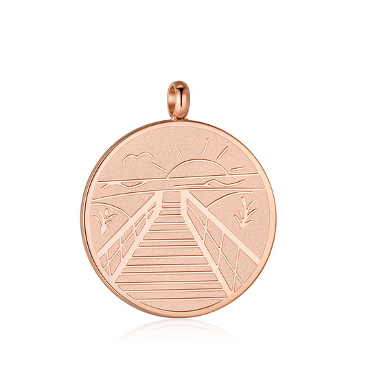 Kettenanhänger Norddeich aus Edelstahl