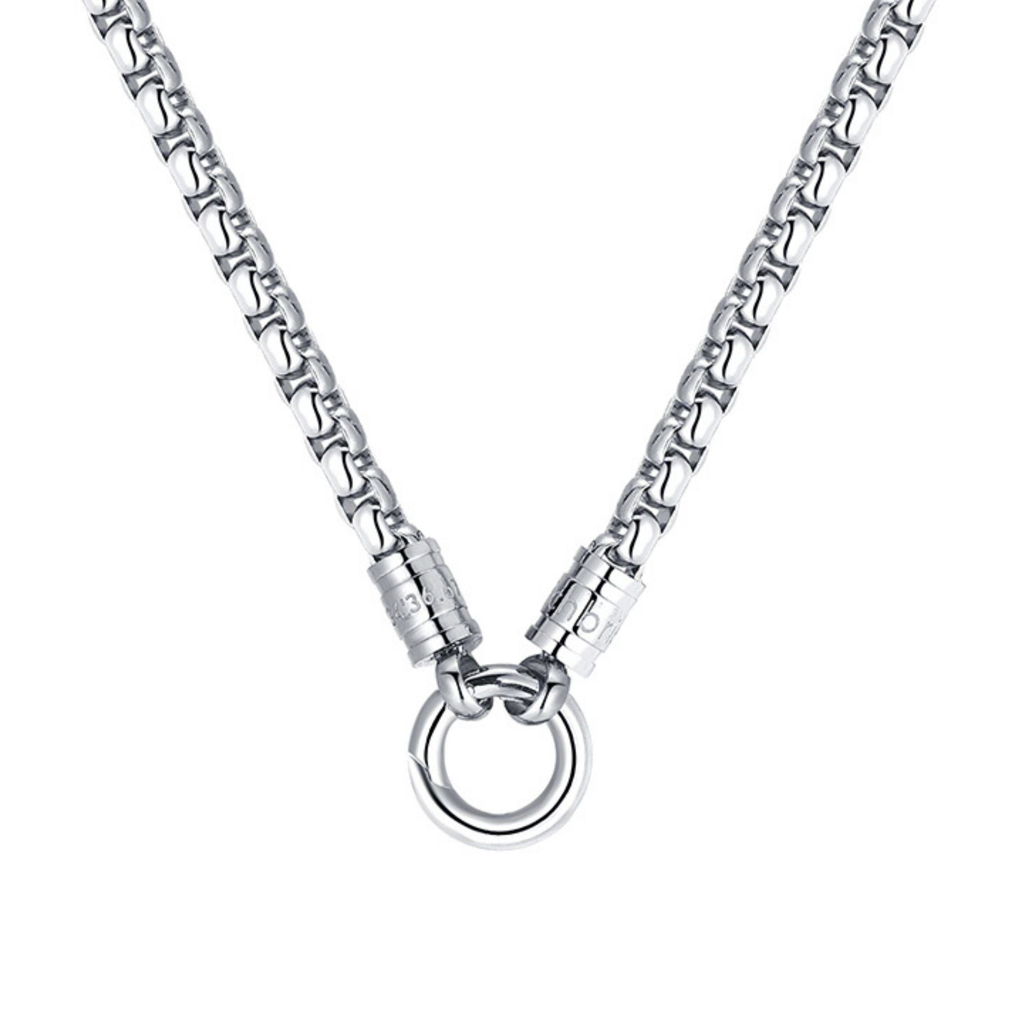 Kette Strandglück 4mm (mit Rund-Karabiner) aus Edelstahl