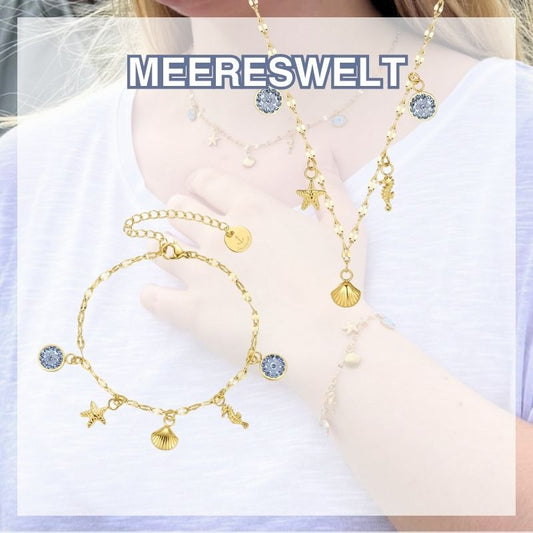 Kette mit Armband Meereswelt