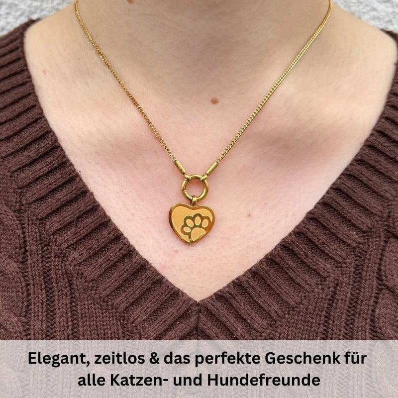 Kette mit Anhänger Pfotenliebe