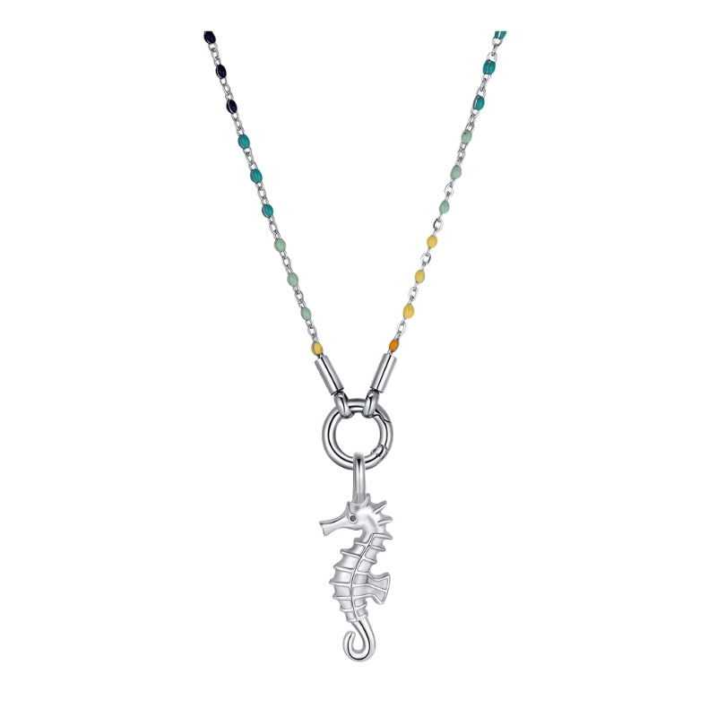 Kette mit Anhänger Boho Seepferdchen