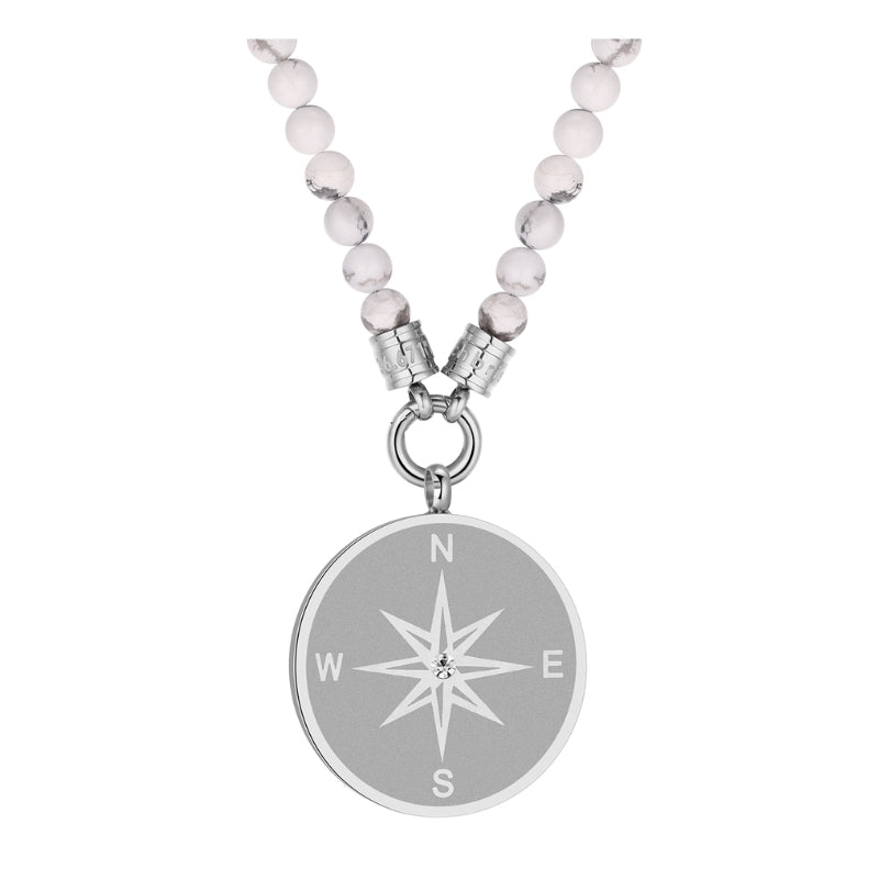 Dünentraum (Kette mit Anhänger und Armband aus White Turquoise)