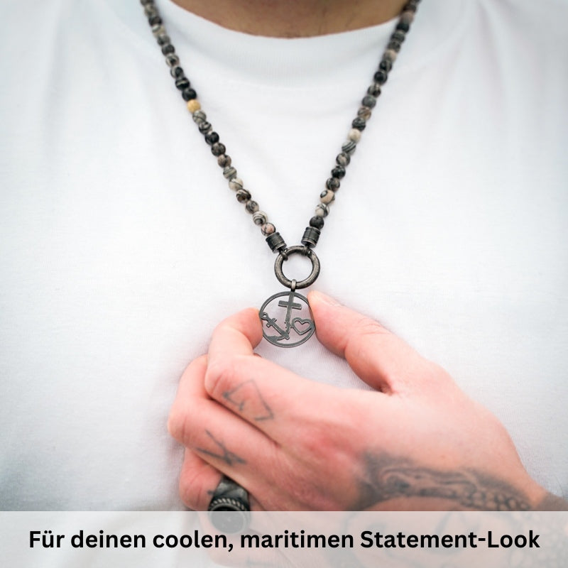 Kettenanhänger Glaube Liebe Hoffnung aus Edelstahl